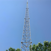 Tour de télécommunication autoportante à 3/4 poteaux |   Pylône de communication en acier galvanisé à chaud Q355