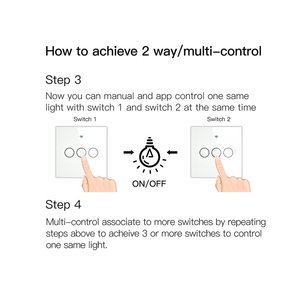 Interrupteur mural intelligent ZigBee 3 boutons tactiles Panneau en verre cristal Couleur blanche Boîte 4 voies Unipolaire Compatible avec Tuya Smart 503 - Product Image 6