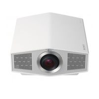 Projecteur laser VPL-XW5000 pour la maison, véritable 4K HDR Ultra HD 3D, home cinéma intégré, blanc, 2600 lumens, 4K natif
