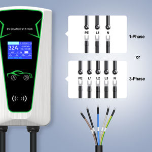 Smart Type 2 EV Charger <span class=keywords><strong>Wall</strong></span> <span class=keywords><strong>Box</strong></span> <span class=keywords><strong>stazione</strong></span> <span class=keywords><strong>di</strong></span> <span class=keywords><strong>ricarica</strong></span>-Rapid EV WallbBox 32 AMP 22kw IP67 <span class=keywords><strong>stazione</strong></span> per auto elettrica con scheda RFID - Product Image 3