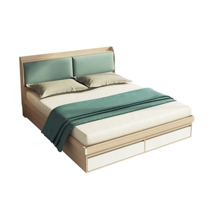 Wooden Bedbase/<strong>bedframe</strong>/bed with Headboard - Product Image 1