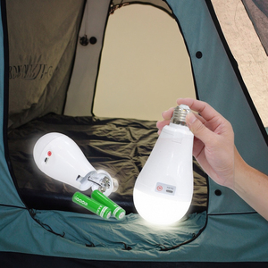 Lampadina di Emergenza LED Ricaricabile di Alta Qualità con Doppia <span class=keywords><strong>Batteria</strong></span> Rimovibile E27 B22 20W per Interruzioni di Corrente - Product Image 2