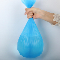 Sac enroulable en PE plastique personnalisé, robuste, grand format, pour déchets ménagers, vente en gros, impression flexo, manipulation de surface