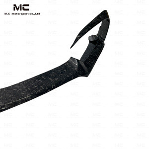 Lèvre avant en fibre de carbone forgée de style <span class=keywords><strong>AMG</strong></span> GT R pour pare-chocs avant de Mercedes Benz <span class=keywords><strong>AMG</strong></span> GTC <span class=keywords><strong>GTS</strong></span> GT Coupé - Product Image 3