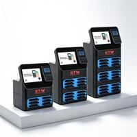 Borne de recharge de téléphone portable empilable, distributeur automatique publicitaire, kiosque de location de batteries externes, borne de recharge mobile pour téléphones portables