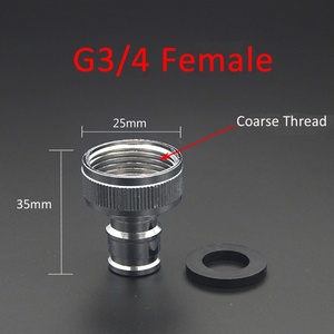 G3/4" Hose <b>Quick</b> <b>Connector</b> Fitting for Portable Dishwashers Faucet Adapter for Washing Machine with <b>Quick</b> <b>Connector</b> Nipple - Product Image 2