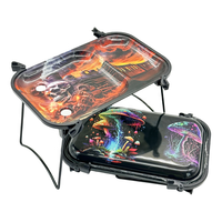 Kit de fumage portable multi-designs avec plateau roulant et couvercles, accessoires pour fumeurs, plateau en plastique avec couvercle, ensemble de fumage