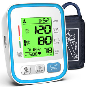 제조업체 도매 판매 3 색 백라이트 팔 밴드 길이 32cm 휴대용 의료 디스플레이 혈압 기계 - Product Image 4