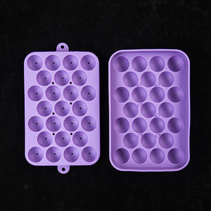ถาดน้ำแข็งซิลิโคนทรงกลม 25 ช่อง, กล่องทำน้ำแข็ง, แม่พิมพ์น้ำแข็งสำหรับช่องแช่แข็ง, แม่พิมพ์น้ำแข็งซิลิโคนทรงกลมสำหรับวิสกี้ - Product Image 3