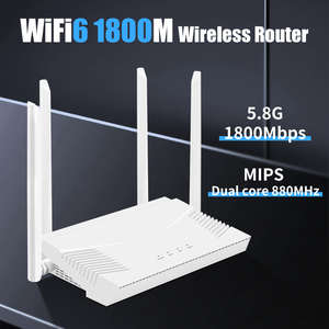 エンタープライズグレードAX1800 WiFi6 64ユーザー屋内スマート1800MbpsデュアルバンドルーターギガビットRJ45ポート付き - Product Image 4