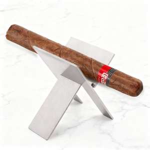 Étui à cigares en acier inoxydable de forme unique et créative, grand diamètre, peut contenir plusieurs cigares, portable, durable, longue durée, tranchant - Product Image 2