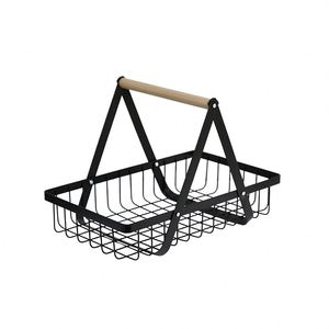3-Tier Detachable Metal <b>Wire</b> Snack and Fruit <b>Basket</b> Storage Rack Kitchen Organizer for Bread and Fruit Storage - Product Image 6