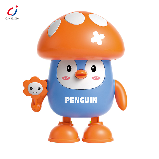 Chengji Battery Operated Moving Animal Toy Electric Educational Music Cartoon Electronic Walking penguin Toy