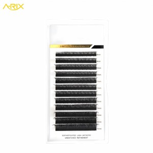 Extensiones de Pestañas A-RIX 4D de Espaciado Estrecho, Pestañas de Pelo de Arroz de 2mm, Pestañas Postizas Suaves y Brillantes de 13mm para Injerto en Salón - Product Image 6