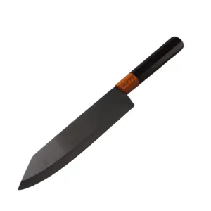 Coltello Kiritsuke lama nera coltelli da cuoco professionali da cucina in ceramica avanzata con manico in legno + confezione regalo