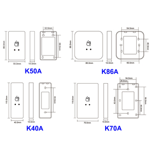 مفتاح تحرير قفل باب بالأشعة تحت الحمراء بدون لمس زر خروج بدون لمس لنظام التحكم في الوصول إلى الباب - Product Image 6