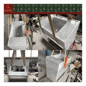 <span class=keywords><strong>อ่าง</strong></span>ล้างหน้าหินอ่อนสีเขียว GOLDKING Premium Verde Alpi ดีไซน์ฐานลายร่อง สำหรับโรงแรม อพาร์ทเมนต์ และวิลล่า - Product Image 5