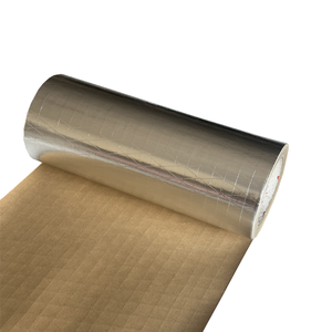 Gia cố nhôm lá phải đối mặt với phản chiếu cách nhiệt mái nhôm lá scrim giấy kraft - Product Image 1