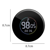 Minuteur de cuisine numérique LED intelligent personnalisé, grand format, magnétique, sur pied, avec affichage visuel, réglage du volume, rappel de temps et fonction de charge pour la cuisson