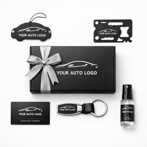 Kit <span class=keywords><strong>de</strong></span> Regalo Corporativo Automotriz con Llavero Personalizado, Ambientador y Caja <span class=keywords><strong>de</strong></span> Regalo para Clientes Empresariales - Product Image 1