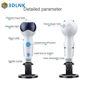 Stylo d'impression 3D basse température avec robot multilingue, jouet éducatif et de dessin pour enfants, commutable <span class=keywords><strong>chinois</strong></span>-anglais - Product Image 1