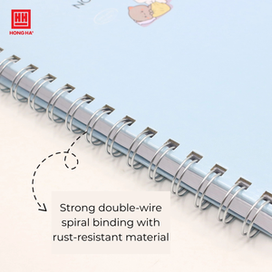 <b>A5</b> Hardcover Spiral <b>Notebook</b> Notepad Type Digital Printing Paper Cover Durable for Resistant Twin-Wire Binding - Product Image 5