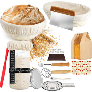 Juego de Cestas para Fermentación de Pan Personalizadas de Fábrica, Kit de Tarro para Fermentación de Panadería Artesanal - Product Image 1