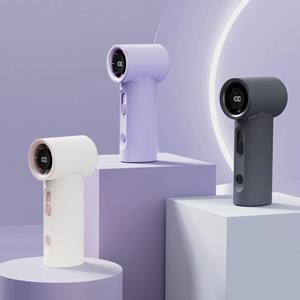 簡単操作夏シンプル風強風高速ファンLEDライトY60ミニポータブルデスクトップカラフルなハンドヘルドファン - Product Image 2