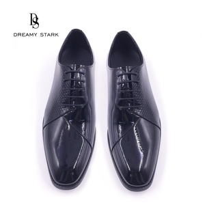 Chaussures habillées Oxford en cuir véritable pour hommes, motif patchwork, confortables, souples et respirantes, pour mariage, saison automne - Product Image 6