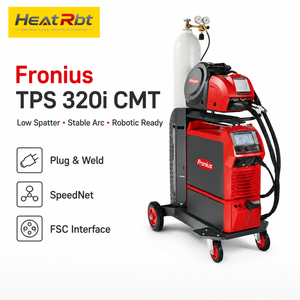 Machine à souder <span class=keywords><strong>MIG</strong></span>/<span class=keywords><strong>MAG</strong></span> <span class=keywords><strong>Fronius</strong></span> TPS 320i C 320A avec pack CMT pour la soudure robotisée de précision - Product Image 1