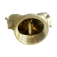 Système de protection incendie UL FM, système de sprinkler, tuyaux de lutte contre l'incendie, raccords siamois en laiton 300 PSI, clapet