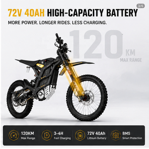 Motocicleta Todoterreno Eléctrica 79BIKE Falcon GT de Alta Velocidad, 16.8KW, Largo Alcance 120KM, Motor sin Escobillas de Alto Rendimiento - Product Image 3