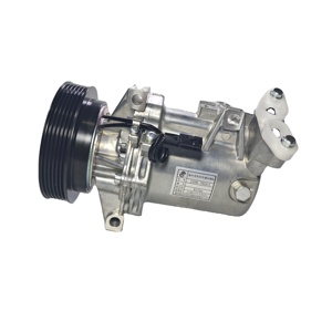 Compressore AC 12V ad Alte Prestazioni per <span class=keywords><strong>Auto</strong></span> Renault <span class=keywords><strong>Dacia</strong></span> Fluence Logan Sandero <span class=keywords><strong>Dokker</strong></span> OE 8201025121 CR12SC per R134a - Product Image 1