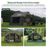 Tente de camping gonflable de haute qualité en tissu Oxford 420D, tente familiale gonflable d'extérieur, imperméable et portable