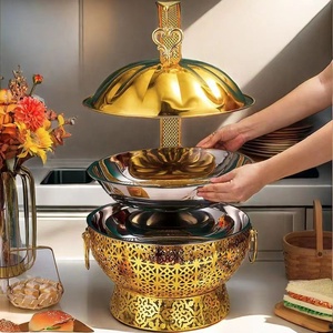 酒店餐厅金圆挂火锅餐饮取暖器自助餐火锅餐厅用品设备 - Product Image 2