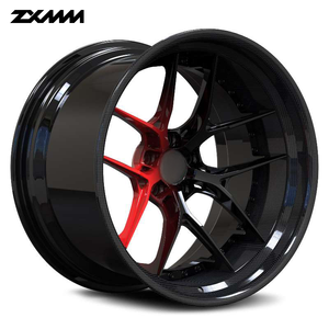 ล้อคาร์บอนไฟเบอร์ฟอร์จ 2 ชิ้น สีดำซาติน สำหรับรถยนต์หรู 992 GT3RS ขนาด 19 20 21 22 นิ้ว - Product Image 2