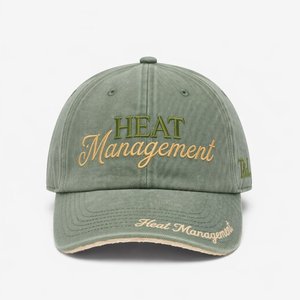 Wholesale Custom Logo <b>Flat</b> Chenille Embroidered Distressed Denim 6 Panel Baseball Cap Vintage Dad <b>Hat</b> Manufacturer - Product Image 2