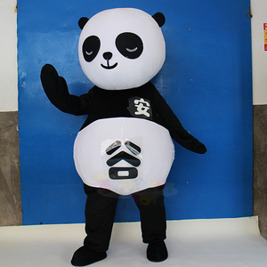Nuevo Disfraz de Mascota Panda con Caracteres Chinos y Logotipo Personalizado 2025, Traje de Animal de Peluche Premium Transpirable para Festivales y Eventos Comunitarios - Product Image 5