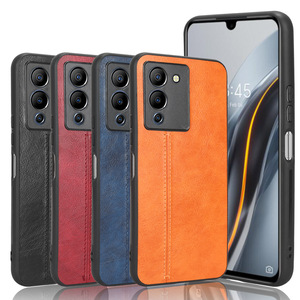 Nueva Funda Protectora Trasera Ligera de Cuero PU con Patrón de Piel de Vaca para Teléfono Móvil Transsion Infinix Note12 G96/X670 - Product Image 2