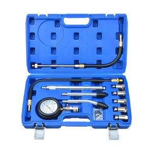 11PC Professional 0-300PSI Compression Tester Kit Gasoline Cylinder <strong>Pressure</strong> <strong>Gauge</strong> for Car/Motorcycle Body Repair Vehicle Tools - Product Image 2