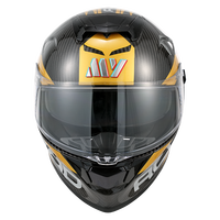 Casque de moto MY FF936S - Anti-buée - Intégral - Fibre de carbone - Certifié ECE - Toutes saisons - Pour hommes et femmes - Double vitrage