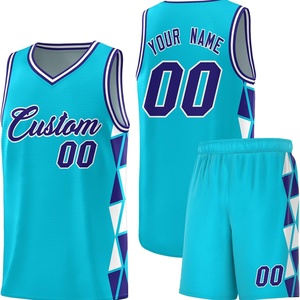 Maillots de basket-ball unisexes sans manches personnalisés, vintage, prêts pour les matchs, en spandex/coton, antibactériens, anti-transpiration, pour équipes - Product Image 2