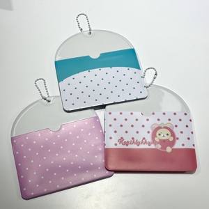 Nuovo Porta Fotocard in PVC con Design Anime Personalizzato, Simpatico Porta Carte Fotografiche in Plastica con Portachiavi e Inserto Stampato in Plastica - Product Image 4