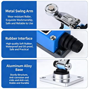 La Fábrica Suministra Interruptores de Viaje de la Serie ME Resistentes al Polvo, al Aceite y al Agua. La carcasa está hecha de aleación de aluminio. - Product Image 3