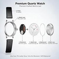 Montre de couple de luxe sport rétro étanche pour hommes et femmes, bracelet en cuir, mouvement à quartz, vente en gros