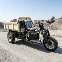 Meilleure vente au Pérou : Mini-dumper diesel 1,5 tonne 18 CV, camion-benne hydraulique à 3 roues pour l'exploitation minière
