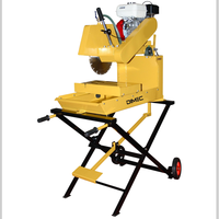Scie à briques PME-BS350, profondeur de coupe de 12,5 cm, taille de lame de 350 mm, machine à couper la maçonnerie pour travaux de construction