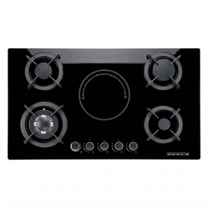 Electric Hob LPG NG Gas Stove 5 Burner Class Energy Efficient Tempered Glass Battery Powered Household Kitchen Appliance <strong>Estufa</strong> - Product Image 1