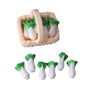 Miniaturas de verduras para juegos de simulación, jengibre, ajo, accesorios de resina para joyería DIY, materiales para colgantes de llaveros - Product Image 3