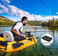 DWF bote de pesca inflable balsas pontón flotador tubo con mochila ajustable